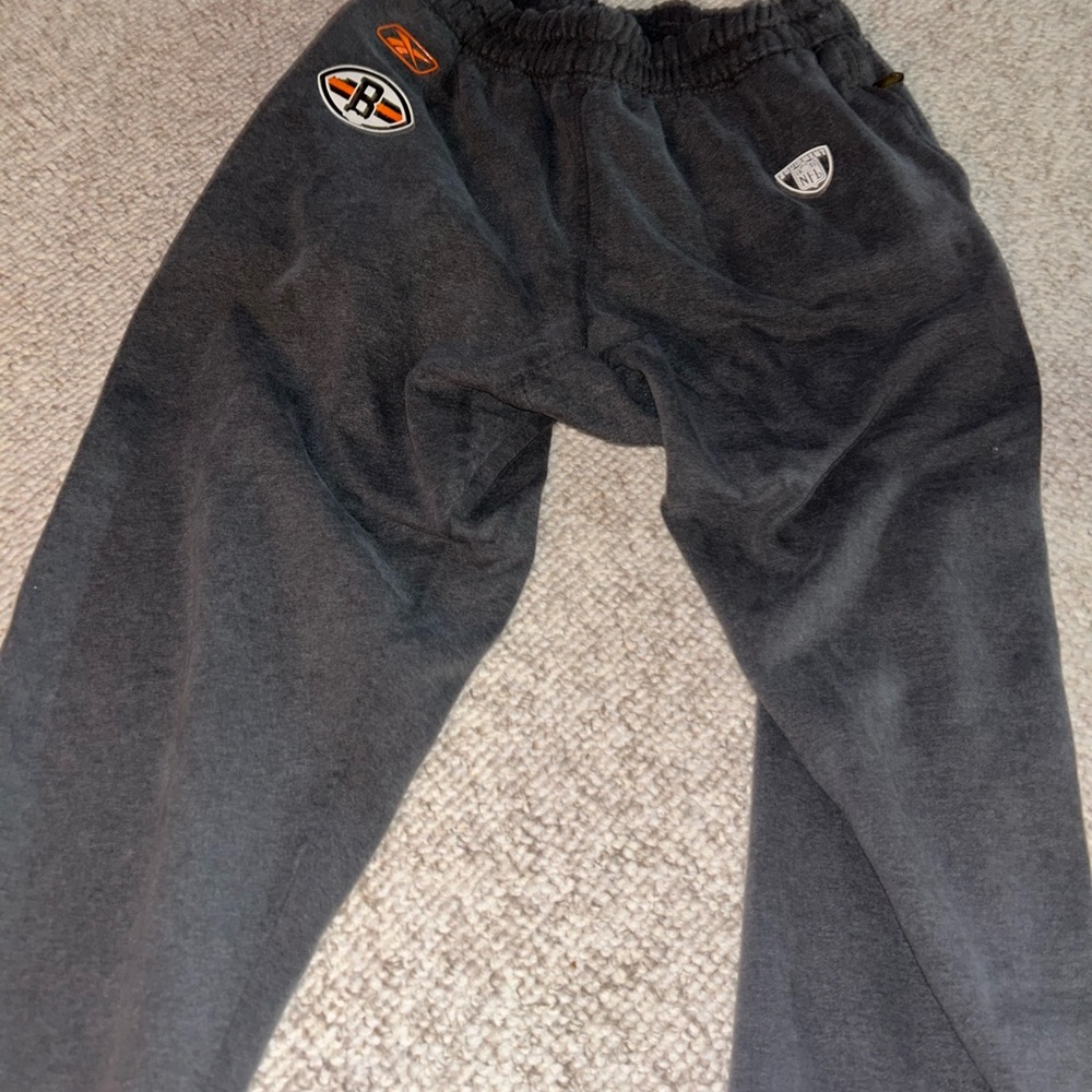 NFL Gray Sweatpants Comfortable Joggers